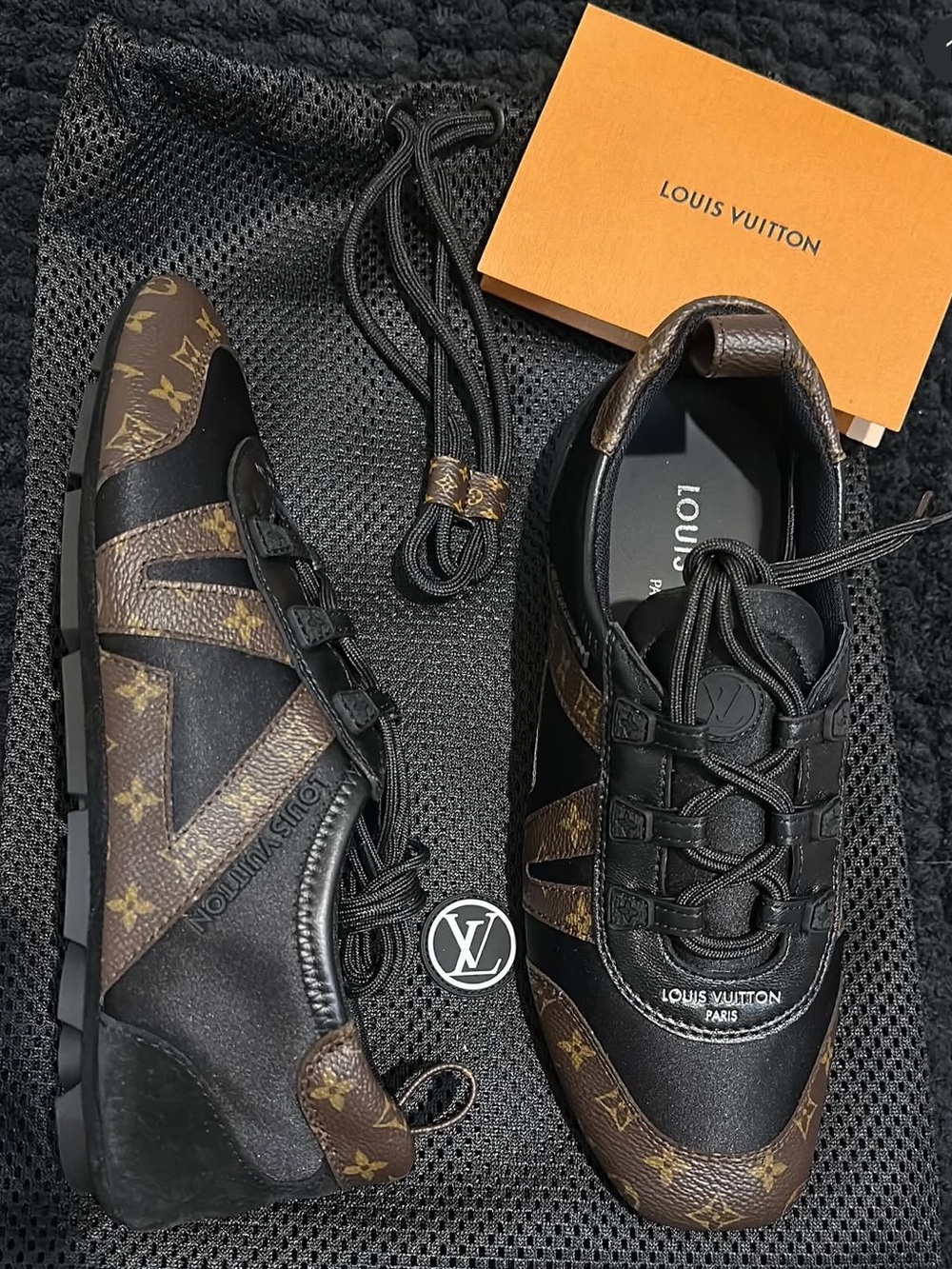 Louis Vuitton Sneaker Ballerina size 6.5 women’s worn once for 2 hrs like new